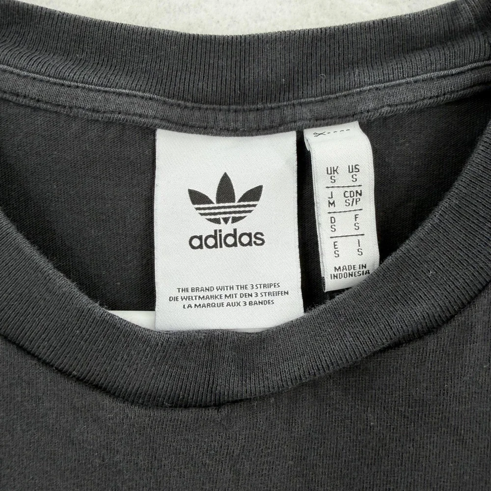 Adidas Originals Shirt Mens Small Black Trefoil All Day I Dream About‎ Sneakers